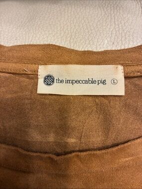 The Impeccable Pig Rust Brown Modal Blend Top